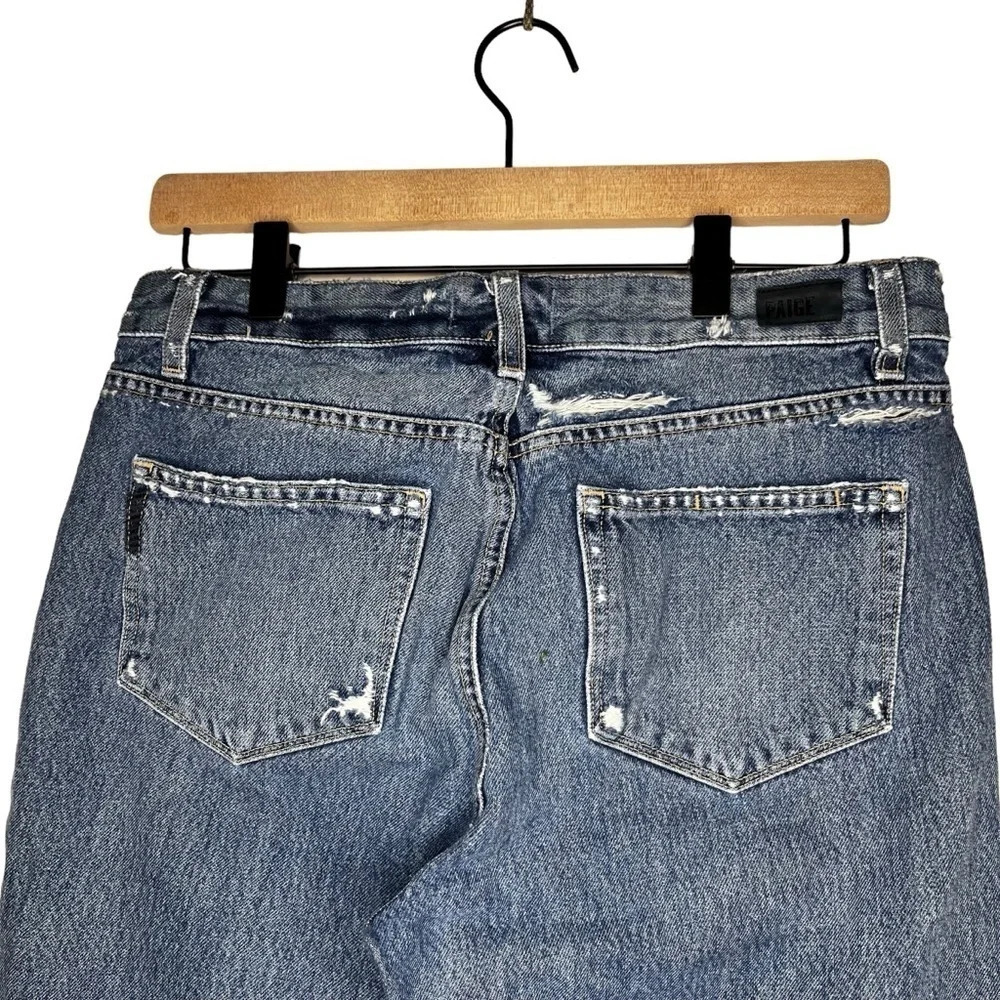 PAIGE Women’s High Rise Sarah Straight Seamed Revine Jeans Size 27 - Picture 5 of 14